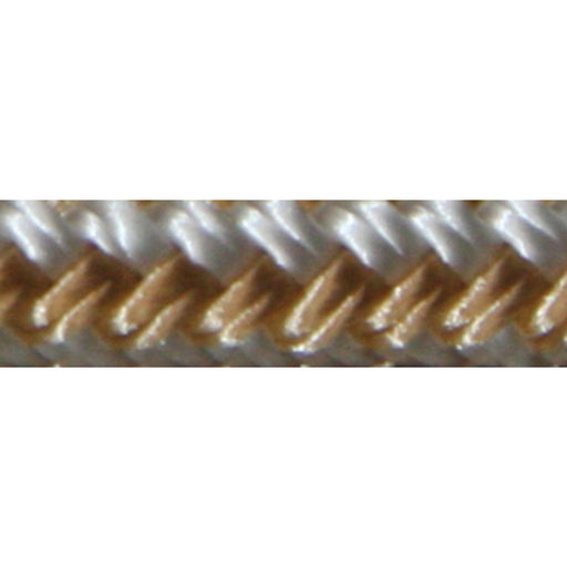 Sea Dog 302110015GW1 Premium Double Braided Nylon Dock Line, 3/8" x 15', Gold/White