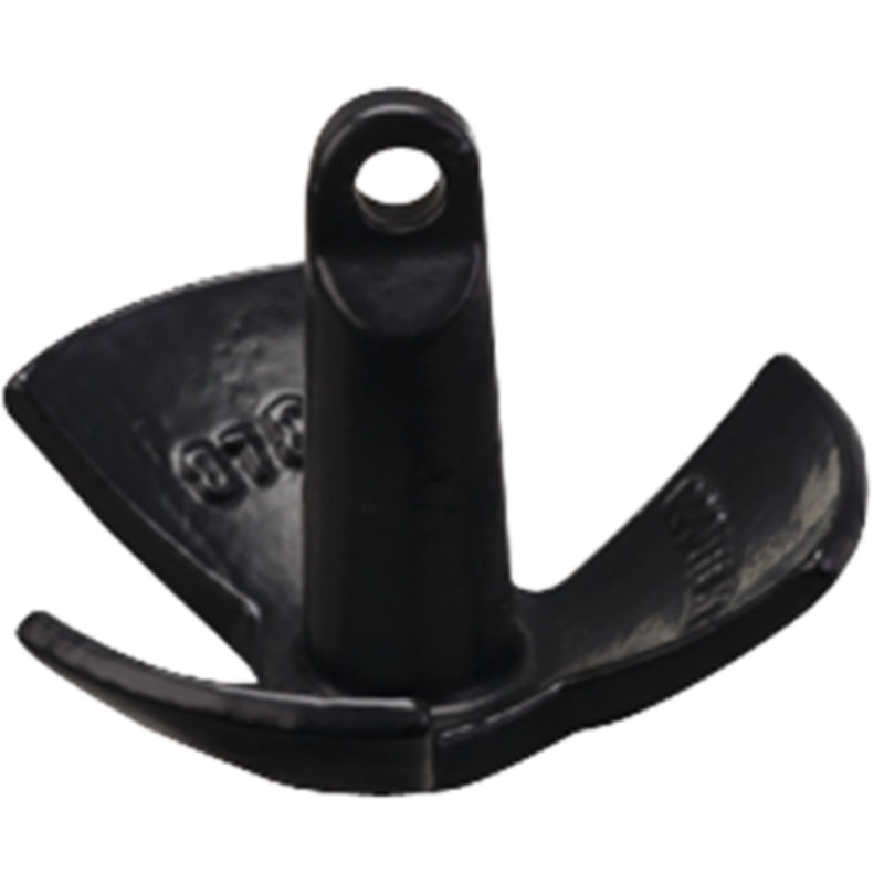 SeaDog 314272 Cast Iron River Anchor, Black Vinyl Coated, 13 lbs.