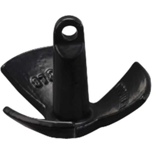 SeaDog 314272 Cast Iron River Anchor, Black Vinyl Coated, 13 lbs.