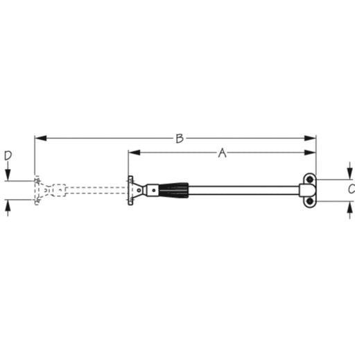 SeaDog Hatch Adjuster | Formed & Stamped 304 Stainless & Nylon