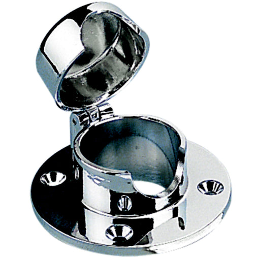 SeaDog 322080 Die Cast Brass Chrome Plated Hinged Chain Deck Pipe | #8 Fastener