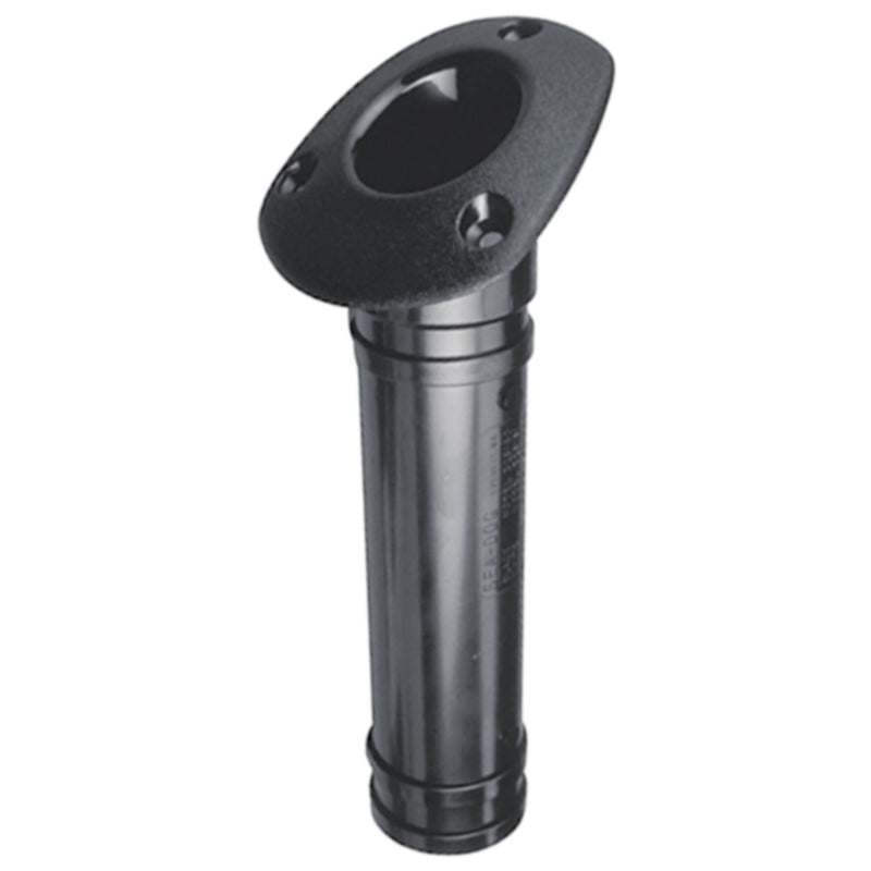 SeaDog 3251601 Plastic Flush Mount Rod Holder, Black