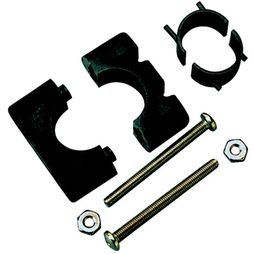 Sea-Dog 3271901 Rail Mount Bracket - Round, For 7/8" - 1" Rail, Black, 2/pk
