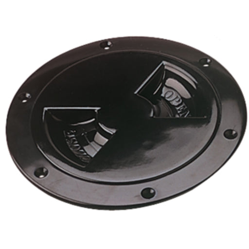 Sea-Dog 337155 Screw Out Deck Plate, 5" Black