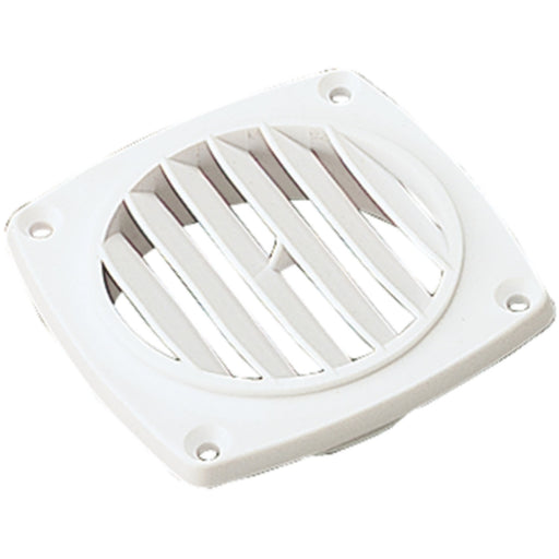 Sea-Dog 3373161 Flush Hose Vent, 3" Hose, A: 2-13/16", B: 2-3/4", C:3-11/16", D:5/16" ,Hose/ Hole Size : Up to 3", White