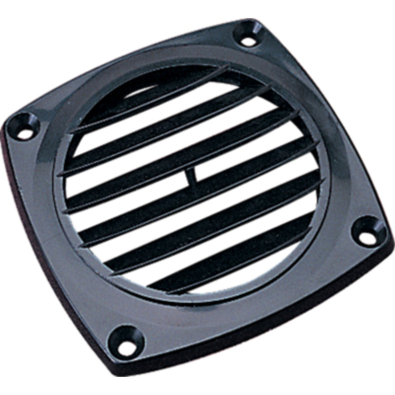 Sea-Dog 3373161 Flush Hose Vent, A: 2-13/16" , B:2-3/4", C:3-11/16", D:5/16", Hose/ Hole Size: Up to 3", Black