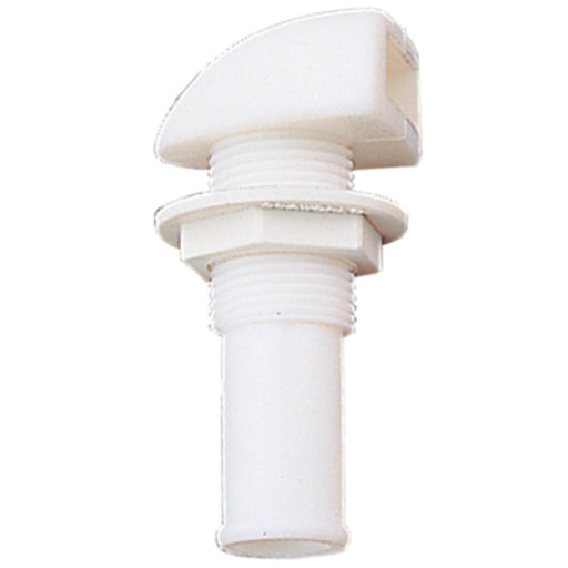 Straight Gas Tank Vent, White Nylon