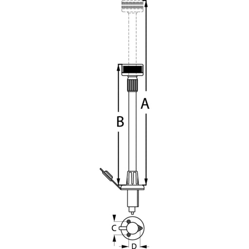 SeaDog LED 12V DC Telescopic All Around Light | USCG 2 NM Approved | #8 Fastener