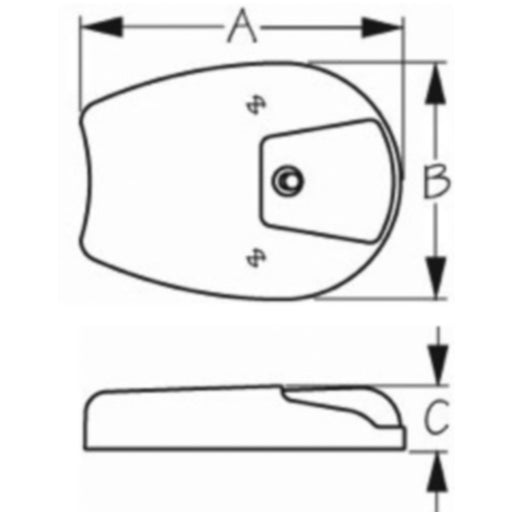 SeaDog 400078 Black LED Side Mount Side Navigation Port & Starboard Lights | USCG 1 NM Approved | #8 Fastener