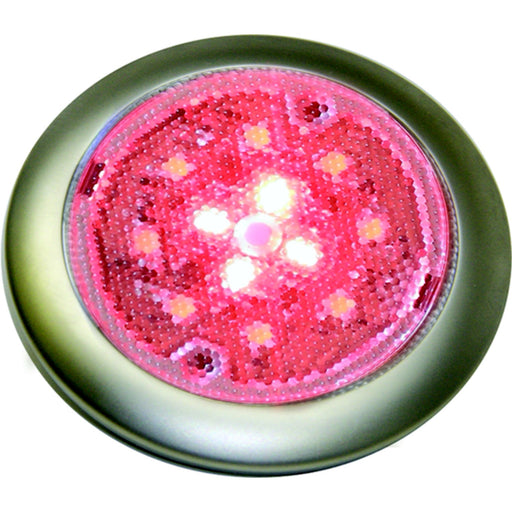 SeaDog 401679 Stainless White & Red LED 12V Surface Mount Low Profile Day & Night Task Light with On / Off Switch | #6 Fastener