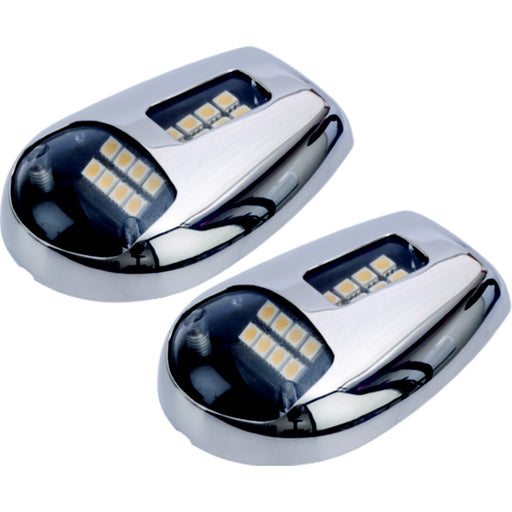 SeaDog 405950 (2) Stainless 12V 180 Lumens 32 LED Side Mount Docking Lights | #8 Fastener