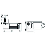 SeaDog Powder Coated Aluminum & Stainless Waterproof Heavy Duty 12V Wiper Motor | White Finish