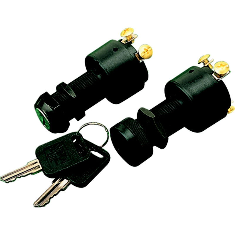Sea-Dog 4203651 Switch 3 Position Polypropylene Ignition Switch w/Boot