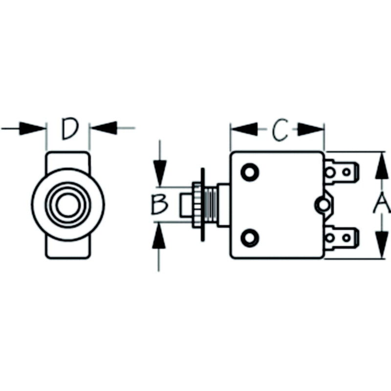 Seadog 4208201 Thermal Circuit Breaker - 20 A