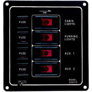 4 Switch Illiminated Switch Panel, Vertical