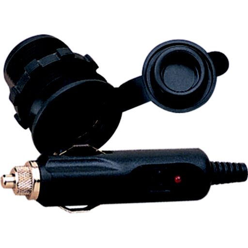 Sea-Dog 4261161 Deluxe Power Socket, Cap & Plug, 12V