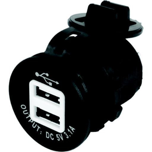 SeaDog 4265151 Double USB 12V - 24V Input Power Socket
