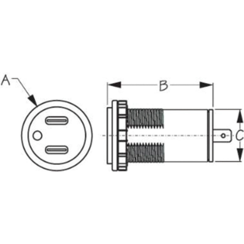 Sea-Dog 4265221 Dual USB-C Power Socket