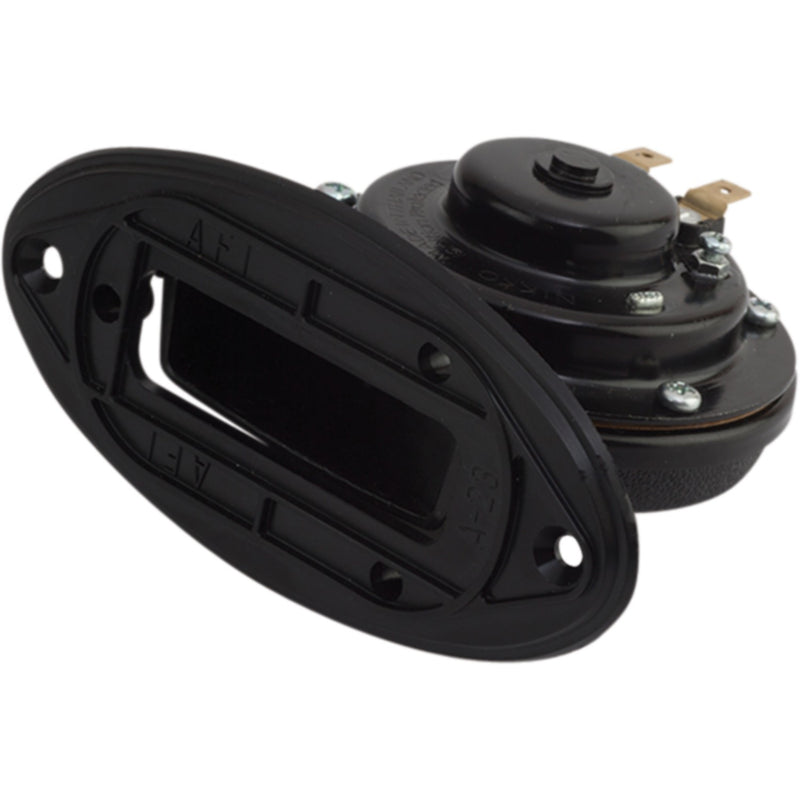 SeaDog 431230 Drop In 4 Amp 108 DB Horn V.2 with Grills | Powder Coated Steel & Injected Molded Nylon
