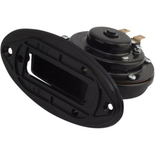 SeaDog 431230 Drop In 4 Amp 108 DB Horn V.2 with Grills | Powder Coated Steel & Injected Molded Nylon