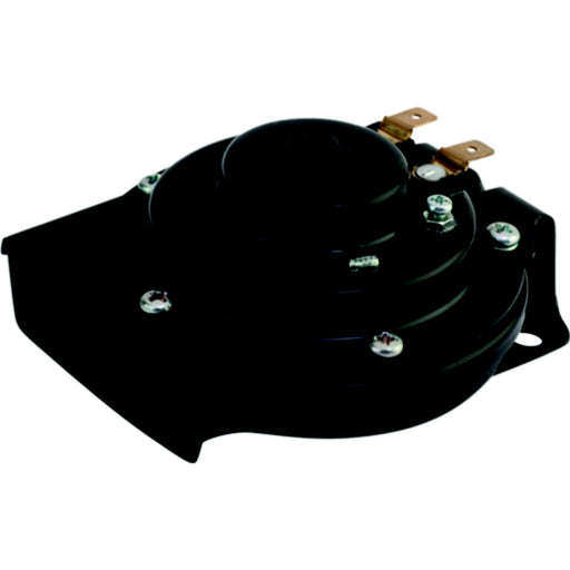 SeaDog 431310 Black Finish Hidden Mount 3 Amp 107 DB Mini Compact Horn | Powder Coated Steel
