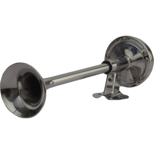 SeaDog 431610 Compact 3.5 Amp 110 DB 12V Single 14" Trumpet Horn | Stamped 304 Stainless