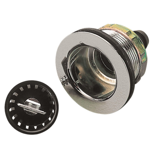 SeaDog 517526 Straight 2" Style Sink Drain with Strainer