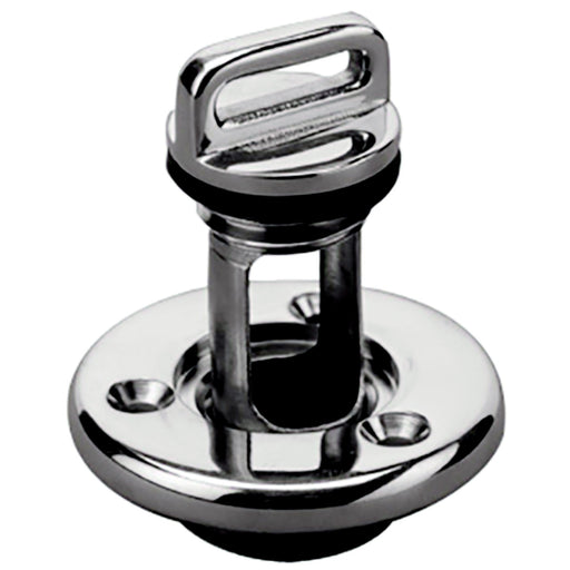 Sea-Dog 5200601 Captive Garboard Drain and Plug, A: 2", B: 1-1/8", C:1-2", D: 2-5/8" #8 FH