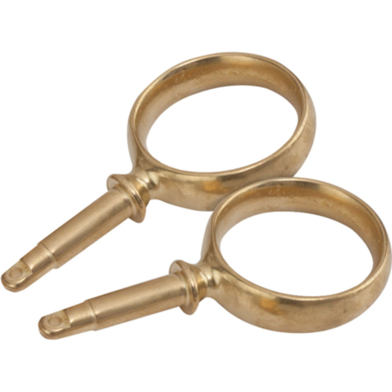 SeaDog 5805901 Brass Round Horn Oarlocks,A: 1/2" B: 2-1/8"