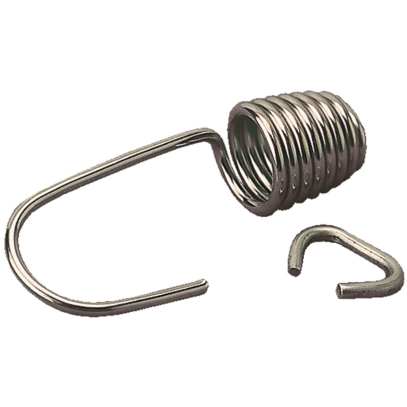 3/8" Stainless Shock Cord Clip w/Crimp, Pair