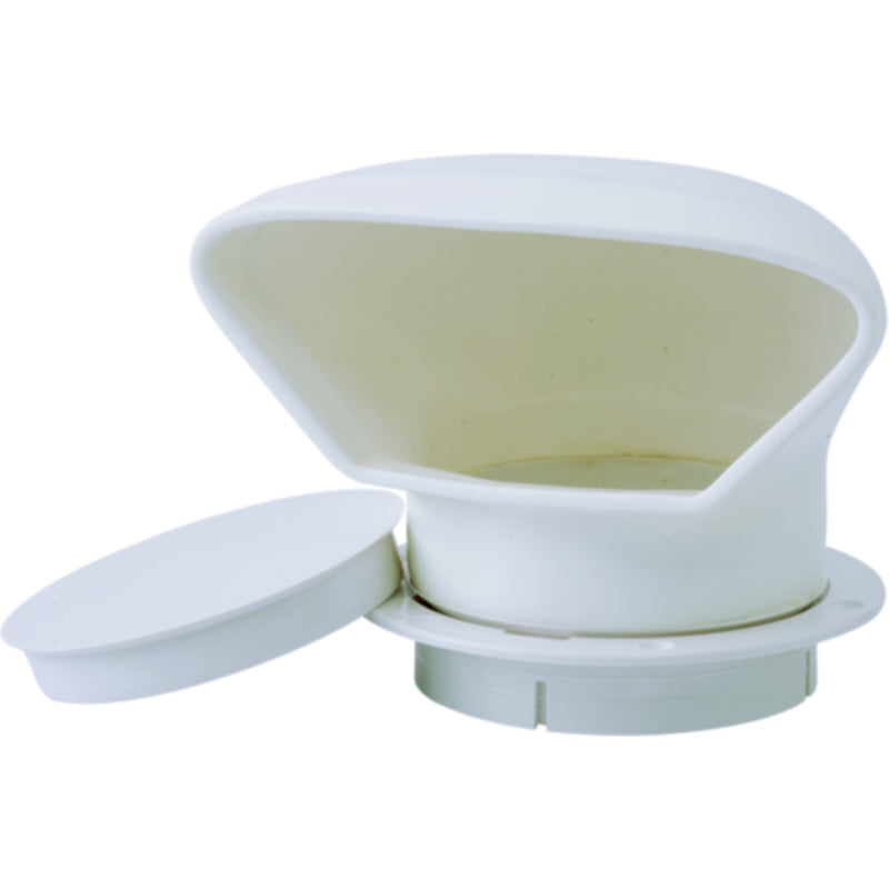 SeaDog 7271323 PVC Low Profile Cowl Vent & Snap On Deck Plate