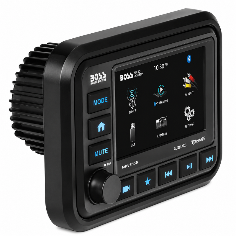 Boss Audio MGV550B Mech-Less Touchscreen Multimedia Player, Black