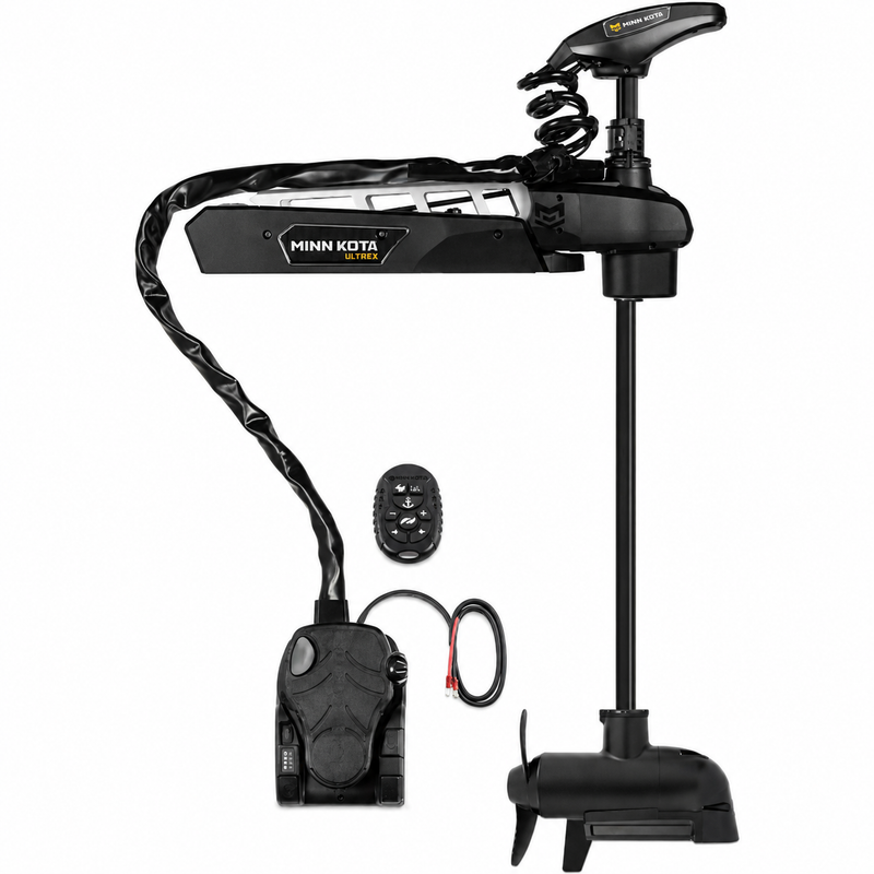 Minn Kota Ultrex Quest Bow Mount Trolling Motor – 90/115 lb, 45" Shaft, 24/36V, CHIRP Sonar