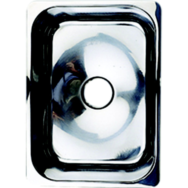 Scandvik 10218 Rectangular Stainless Steel Mirror Finish Sink