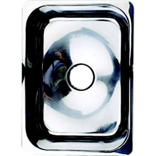 Scandvik 10218 Rectangular Stainless Steel Mirror Finish Sink