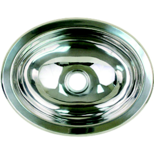Scandvik 10280 Stainless Steel Oval Basin