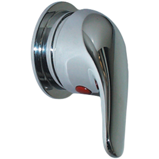 Scandvik 10479 Single Lever Shower Mixer Valve With Compact Trim Ring (Includes (3) 1/2" Hose Barb Fittings)