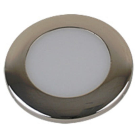 Scandvik 41302P LED 3" Flush Mount Ceiling Light, Warm White w/Blue Night Light