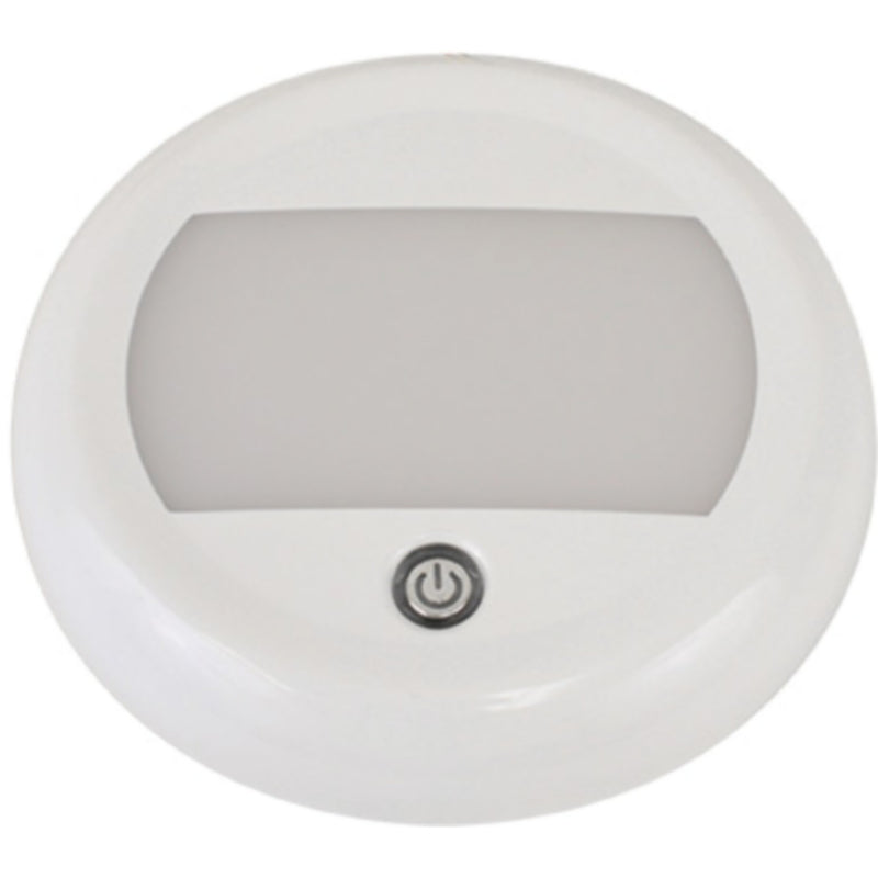 Scandvik 41323P LED Dome Light w/Touch Switch, 5-1/8"