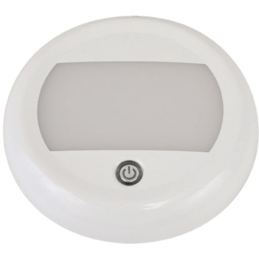 Scandvik 41323P LED Dome Light w/Touch Switch, 5-1/8"