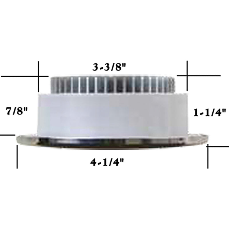 Scandvik 41369P LED 4" Flush Mount Ceiling Light, Warm White