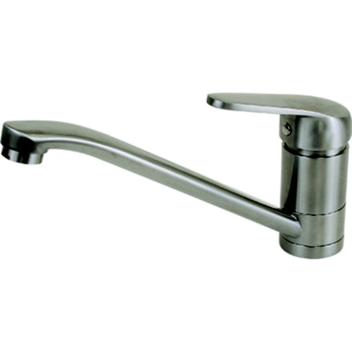 Scandvik 74130 Nordic Single Lever Galley Mixer, Brushed Stainless Steel