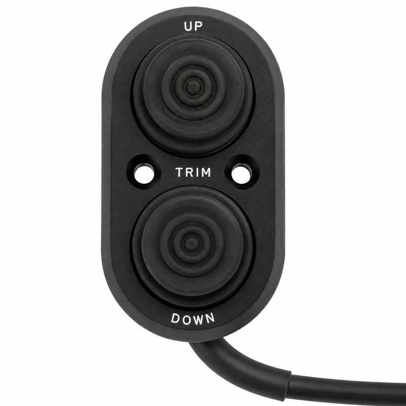 T-H Marine TTC1DP Transom Trim Control Switch – Waterproof, Surface Mount, 18" Pigtail, Outboard & Jackplate