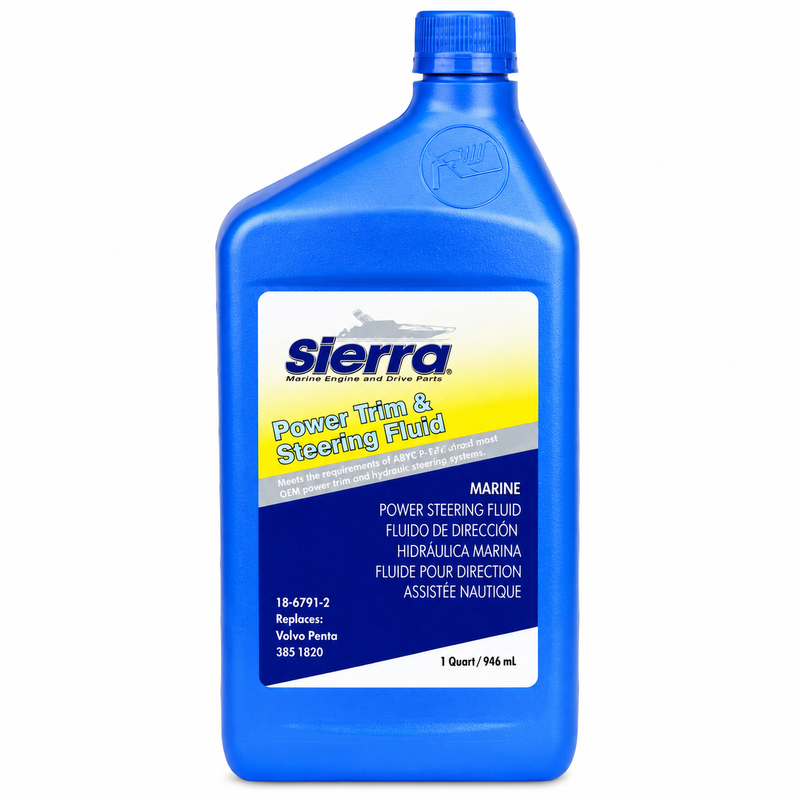 Sierra 97012 Power Trim & Steering Fluid – 1 Quart, Volvo Penta Compatible