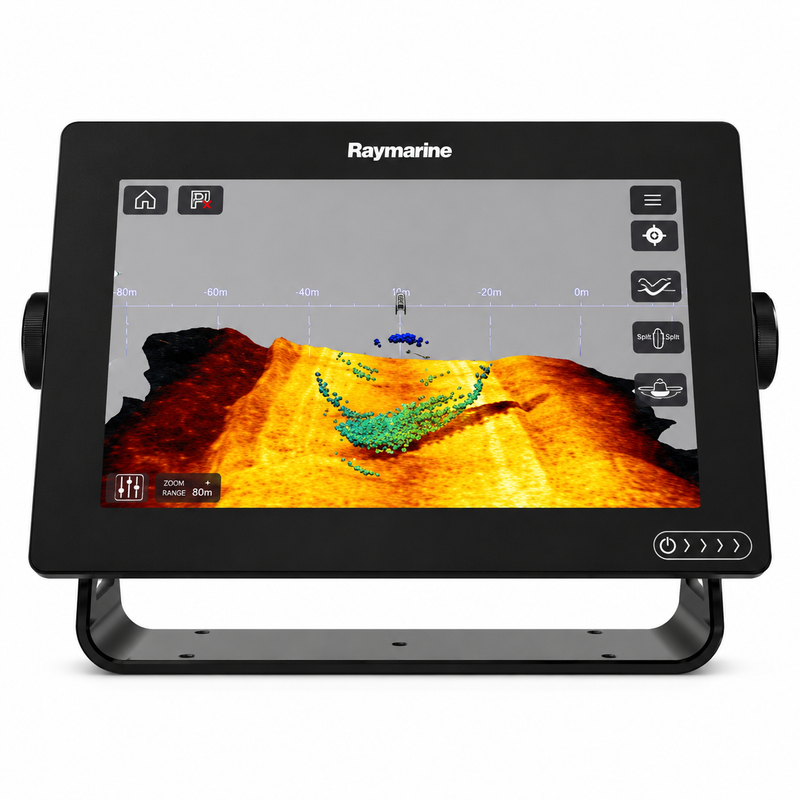 Raymarine Axiom+ 9" RealVision 3D – Multitouch Chartplotter | Built-In 600W Sonar | North America | RAY-E70637-00-102
