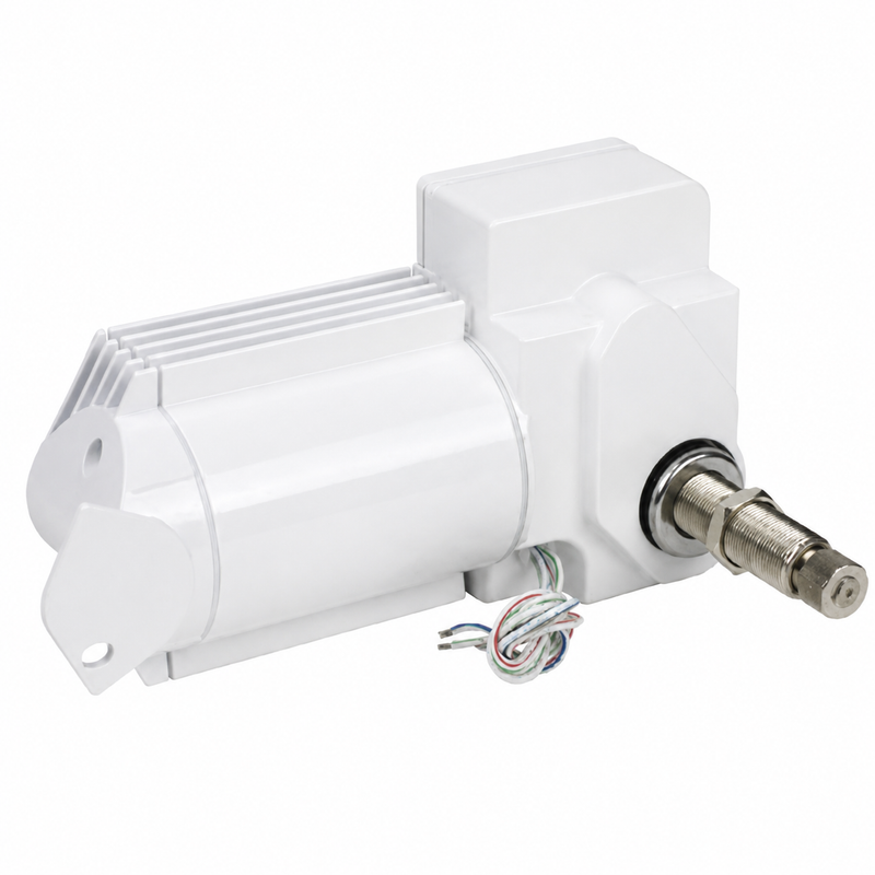 Sea-Dog Heavy Duty 12V Wiper Motor, Two-Speed – White | Exterior Mount | SKU 354-412211W3