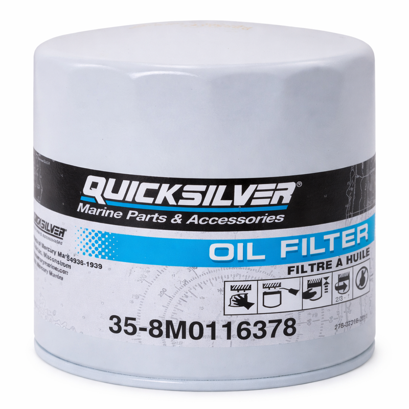 Mercury MerCruiser Quicksilver Oil Filter 8M0116378
