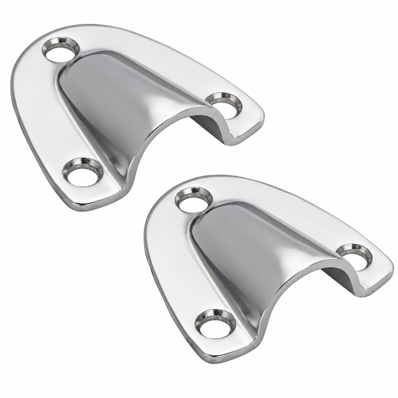 Gem Products Clamshell Vent 1-5/8" Heavy Duty Stainless Steel — Pair