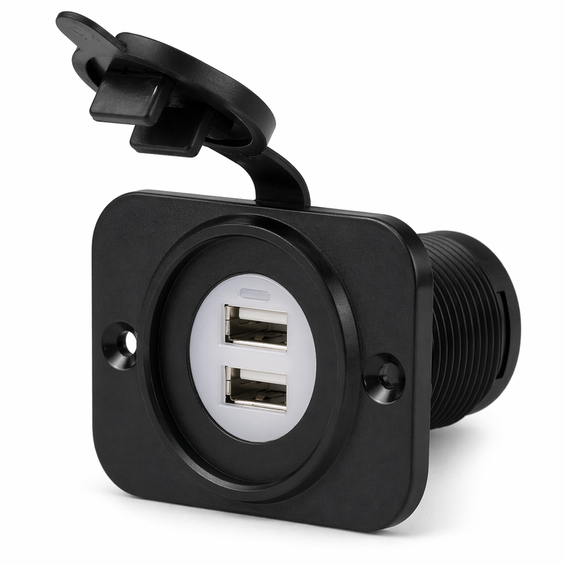 Marinco SeaLink 12-24V Dual USB Charging Socket MAR-12VDUSB