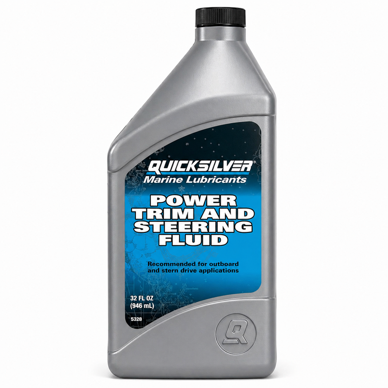 Mercury Quicksilver Power Trim and Steering Fluid 858075K01